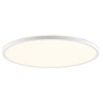 Brilliant LED plafondlamp Samora, vlak en rond, lichtkleur instelbaar 2700-6500 Kelvin