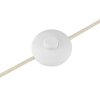 Brilliant Boho-vloerlamp Arlo met beige cilindervormige stoffen kap en houten detail