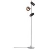 Brilliant Leuchten industriële staande lamp Jane met 3 draaibare en kantelbare lampkoppen