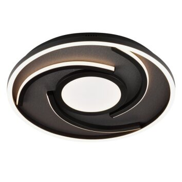 Brilliant Spiraalvormige plafondlamp Hardy, LED, 2700 Kelvin warmwit, geheugenfunctie