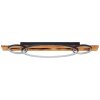 Brilliant LED plafondlamp Pirus met geheugenfunctie, houten draaglat en 3 ronde LED-elementen