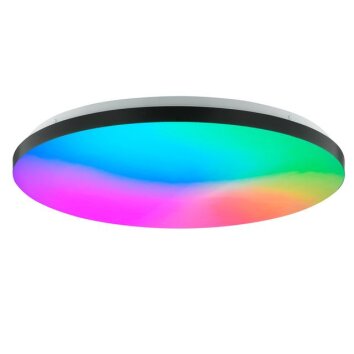 Brilliant Ronde LED plafondlamp Livio, instelbare lichtkleur 3000-6500 Kelvin, RGB
