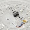 Brilliant LED plafondlamp Marenga, wit patroon, instelbare lichtkleur 2700-4000 Kelvin