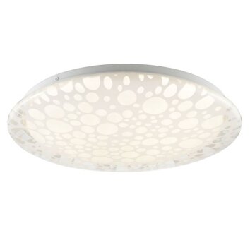 Brilliant moderne ronde LED plafondlamp Bania in wit, instelbare lichtkleur 2700-4000 Kelvin