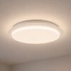 Brilliant LED Ronde plafondlamp Vittoria, platte vorm in wit, 4000 Kelvin neutraal wit