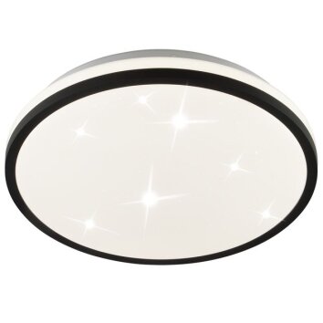 Brilliant LED plafondlamp Taya, platte, ronde vorm, instelbare lichtkleur 2700-6500 Kelvin