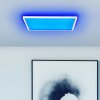 Brilliant RGB LED-plafondlamp Tanida, dimbaar met afstandsbediening, 4000 Kelvin neutraalwit