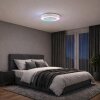 Brilliant witte LED-plafondlamp Catania, ventilator, instelbare lichtkleur 2700-6500 Kelvin
