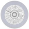 Brilliant witte LED-plafondlamp Catania, ventilator, instelbare lichtkleur 2700-6500 Kelvin