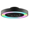 Brilliant LED plafondlamp Catania met ventilator, instelbare lichtkleur 2700-6500 Kelvin
