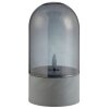 Brilliant LED koepelvormige tafellamp Illusion, 2500 Kelvin warmwit, rookglazen kap