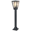 Brilliant Padlamp Westcliff met moderne, taps toelopende kop, antraciet, voor het tuinpad
