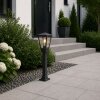 Brilliant Padlamp Westcliff met moderne, taps toelopende kop, antraciet, voor het tuinpad
