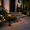 Brilliant Padlamp Westcliff met moderne, taps toelopende kop, antraciet, voor het tuinpad