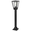 Brilliant Padlamp Westcliff met moderne, taps toelopende kop, antraciet, voor het tuinpad
