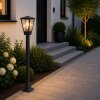 Brilliant Leuchten moderne tuinpaal Westcliff met conische lantaarnkop in antraciet