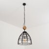 Haervej Hanger Hout licht, Zwart, 1-licht