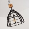 Haervej Hanger Hout licht, Zwart, 1-licht