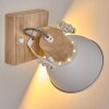 Orny Muurlamp Hout licht, 1-licht