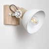 Orny Muurlamp Hout licht, 1-licht