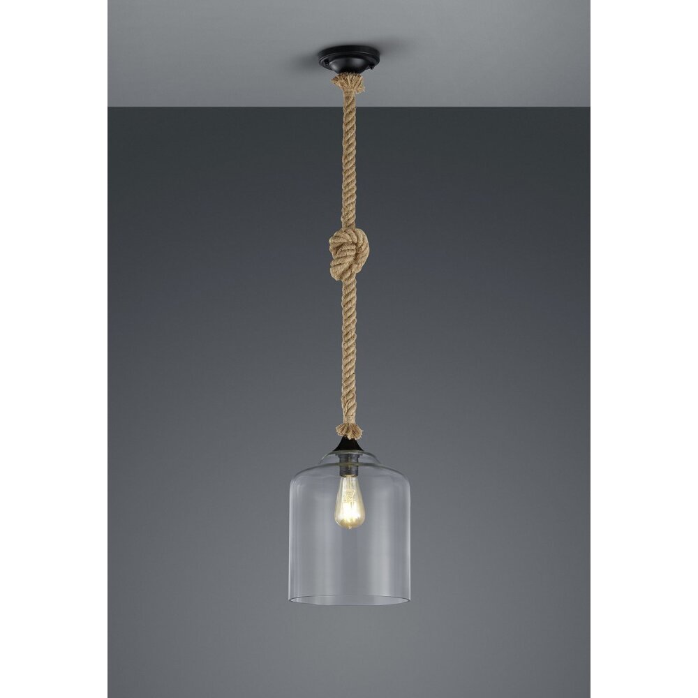 Trio JUDITH Hanglamp Bruin, Zwart, 1-licht main product photo