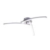 Globo LONG Plafondlamp LED Nikkel mat, 1-licht