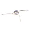 Globo LONG Plafondlamp LED Nikkel mat, 1-licht