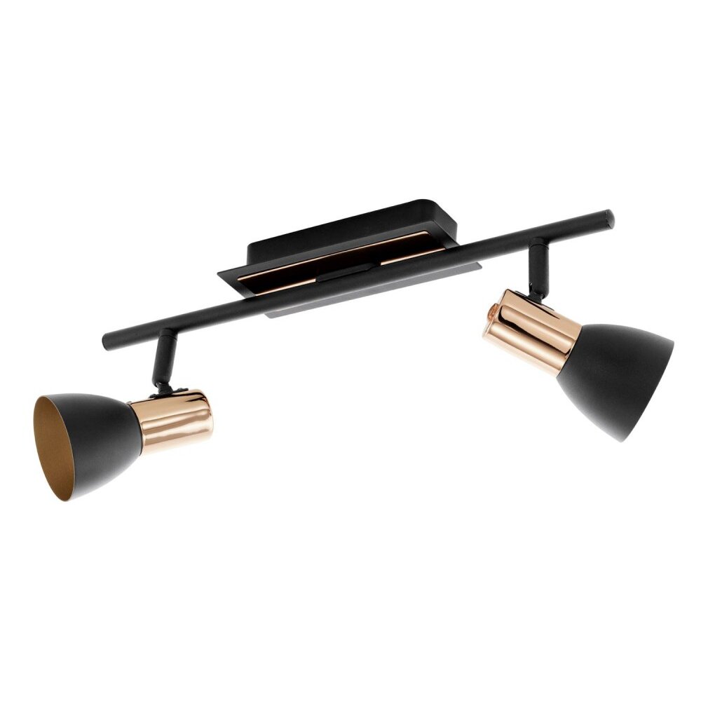 Eglo BARNHAM Plafond spot Koperkleurig, Zwart, 2-lichts main product photo