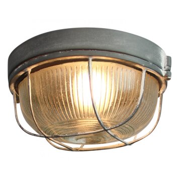 Brilliant LAUREN Plafondlamp Grijs, 1-licht Brilliant LAUREN Plafondlamp Grijs, 1-licht