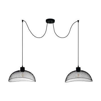 Eglo POMPEYA Hanger Zwart, 2-lichts