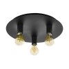 EGLO PASSANO Plafondlamp Zwart, 3-lichts