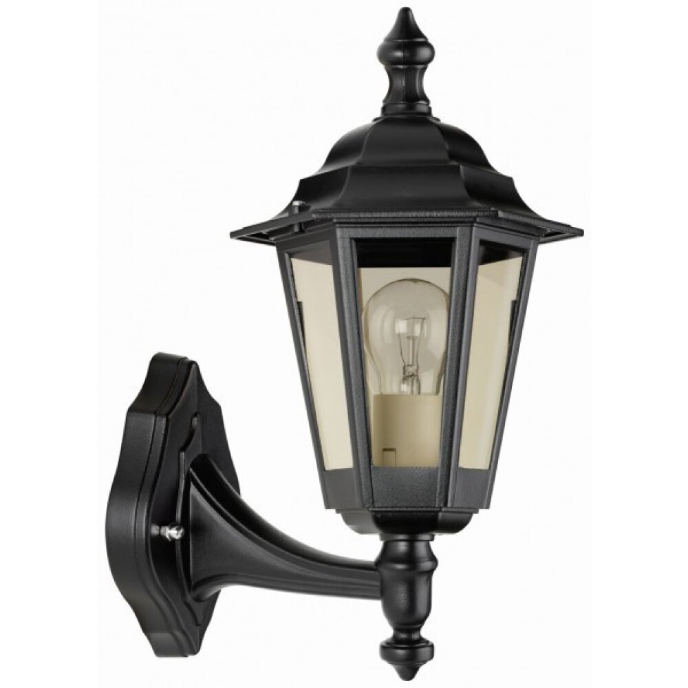 LCD Lennestadt Buiten muurverlichting Zwart, 1-licht main product photo