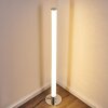 Flaut Staande lamp LED Chroom, 1-licht, Afstandsbediening, Kleurwisselaar