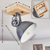 Svanfolk Plafondlamp Blauw, Bruin, Grijs, Wit, 1-licht