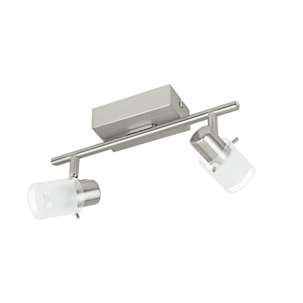 Eglo ORVIETO 1 Plafond spot LED Nikkel mat, 2-lichts main product photo