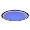 Globo XAVER Plafondlamp LED Zwart, Wit, 2-lichts, Afstandsbediening, Kleurwisselaar