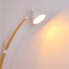 Higashi Staande lamp Hout licht, Wit, 1-licht