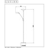 Lucide ZENITH Staande lamp LED Zwart, 1-licht