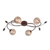 Paul Neuhaus GRETA Plafondlamp Roest, 4-lichts