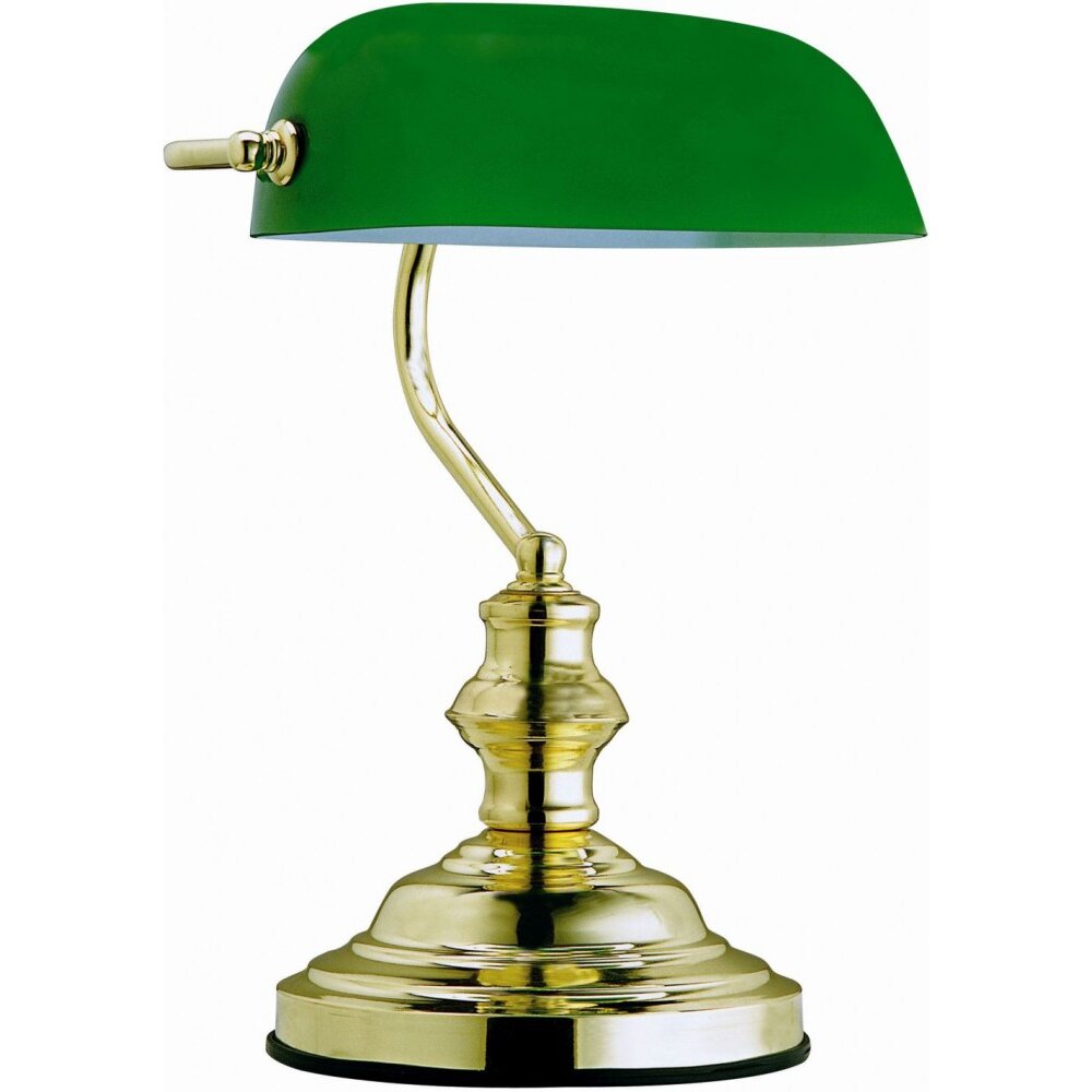 Globo ANTIQUE Tafellamp Groen, 1-licht main product photo