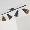Vantaa Plafondlamp Zwart-Goud, 4-lichts