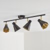 Vantaa Plafondlamp Zwart-Goud, 4-lichts