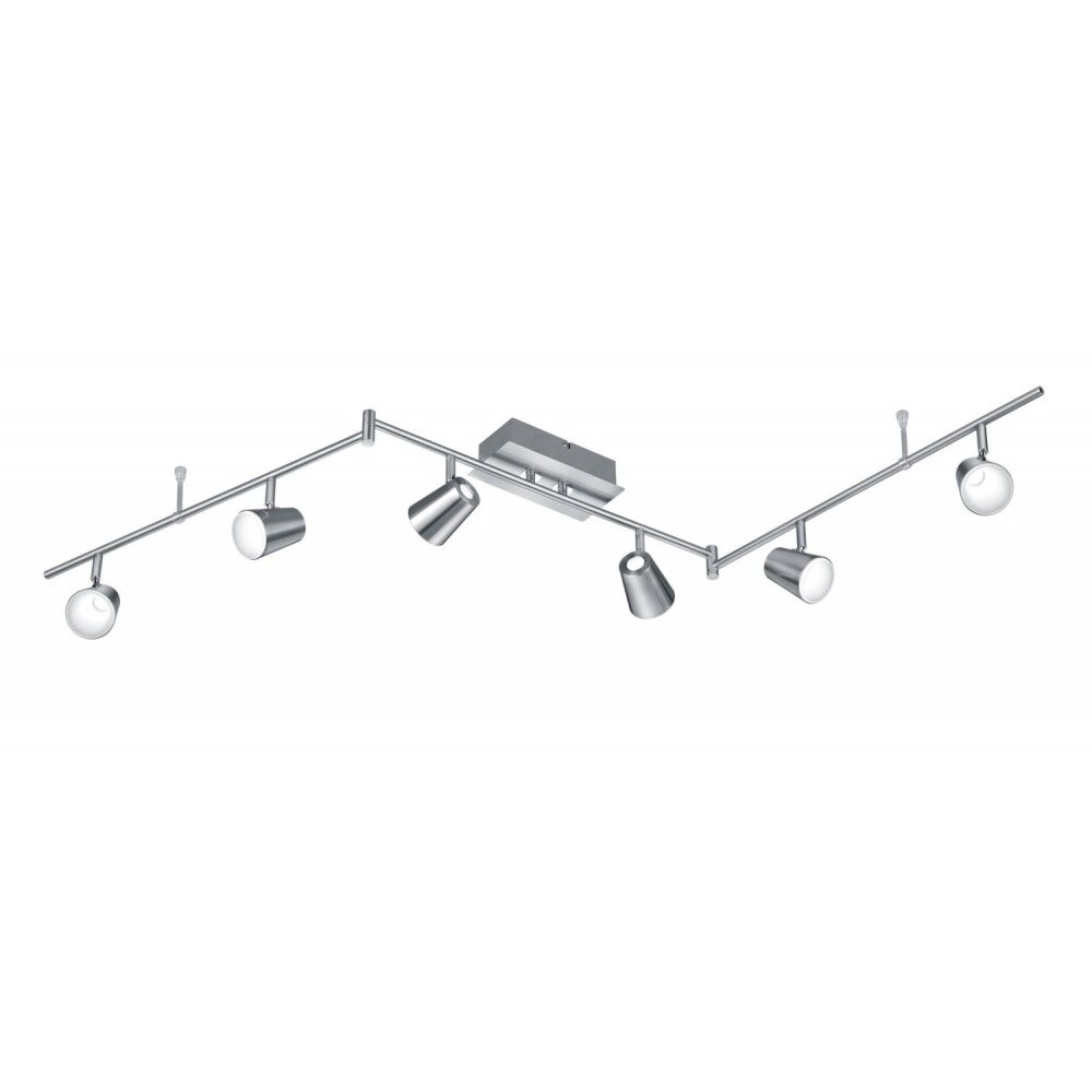 Trio NARCOS Spotlamp LED Nikkel mat, 6-lichts main product photo