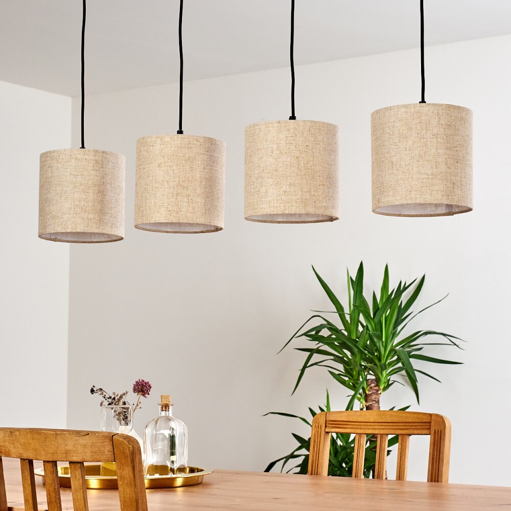 Shiburg Hanglamp Hout licht, 4-lichts