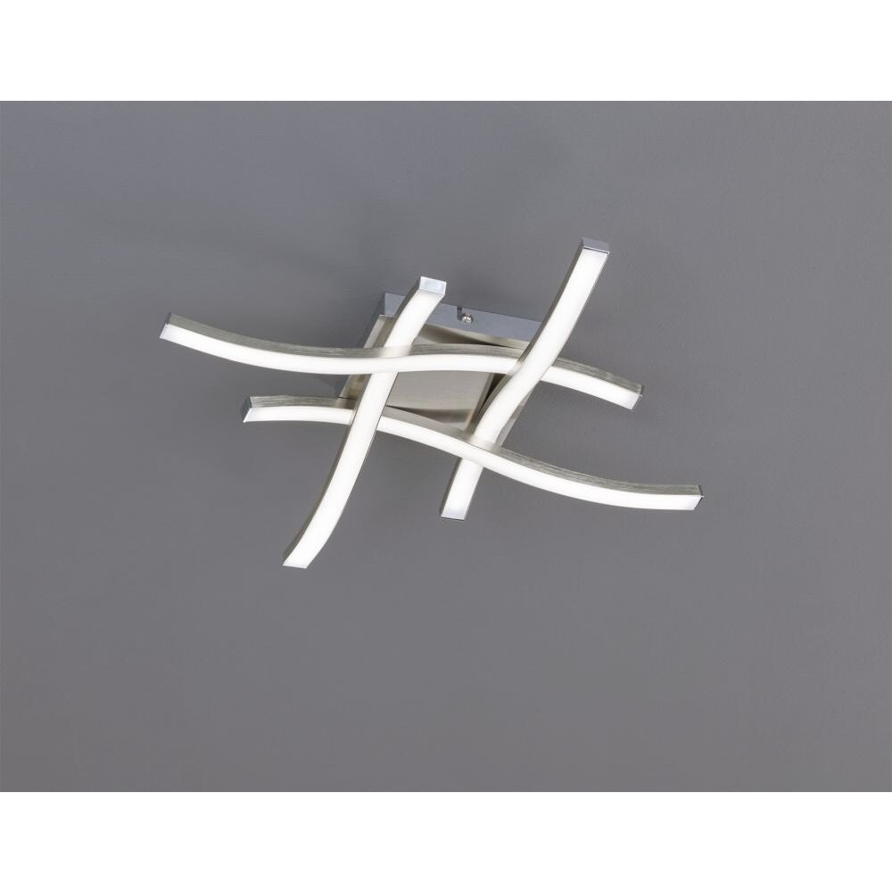 Reality Route Plafondlamp LED Nikkel mat, 4-lichts main product photo
