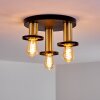 Alvesta Plafondlamp Goud, Messing, Zwart, 3-lichts