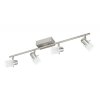 Eglo ORVIETO 1 Plafond spot LED Nikkel mat, 4-lichts