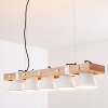 Oksbol Hanglamp Hout licht, Wit, 5-lichts Oksbol Hanglamp Hout licht, Wit, 5-lichts