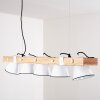 Oksbol Hanglamp Hout licht, Wit, 5-lichts Oksbol Hanglamp Hout licht, Wit, 5-lichts