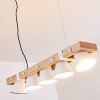 Oksbol Hanglamp Hout licht, Wit, 5-lichts Oksbol Hanglamp Hout licht, Wit, 5-lichts
